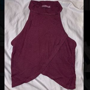 Bershka mock neck top